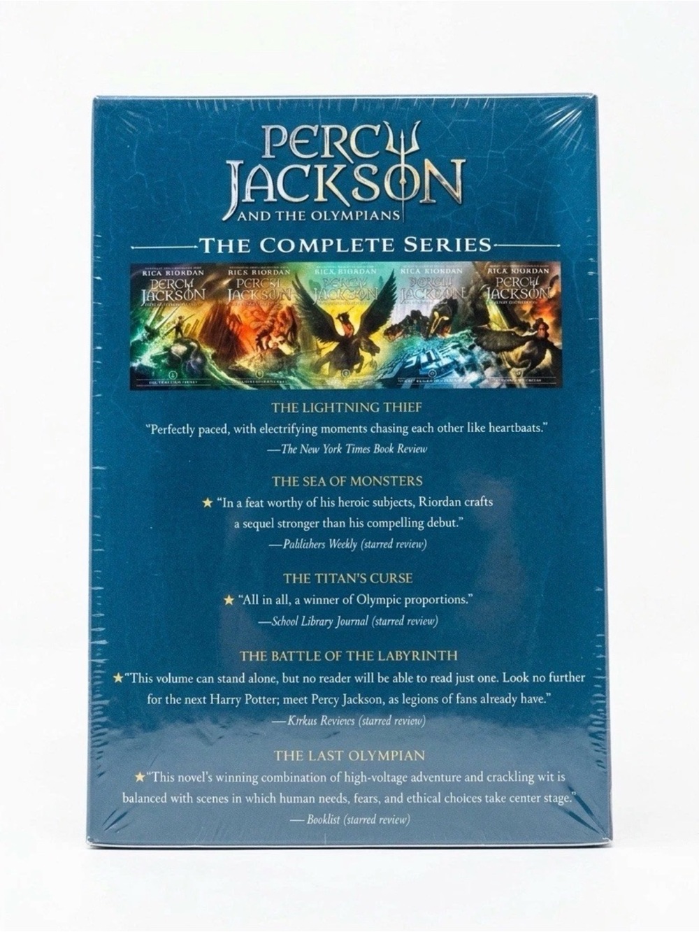 Percy Jackson and the Olympians Complete Series Box Set 1-5 Hardcover SEALED NEW - Picture 2 of 5